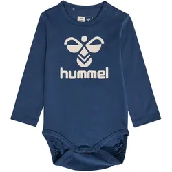 hummel hmlFLIPS langarm Baby-Strampler Kinder 7642 - dark denim 98