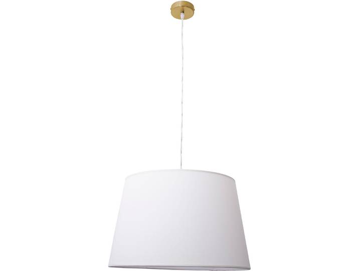 NÄVE Pendelleuchte Bologna , beige (beige, messing), 1, Ø 45cm H: 128cm, 1 Stk., Leuchten, schlicht, Pendelleuchte