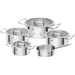 Zwilling Topf Set Pro, Pfannenset + Topfset, Silber