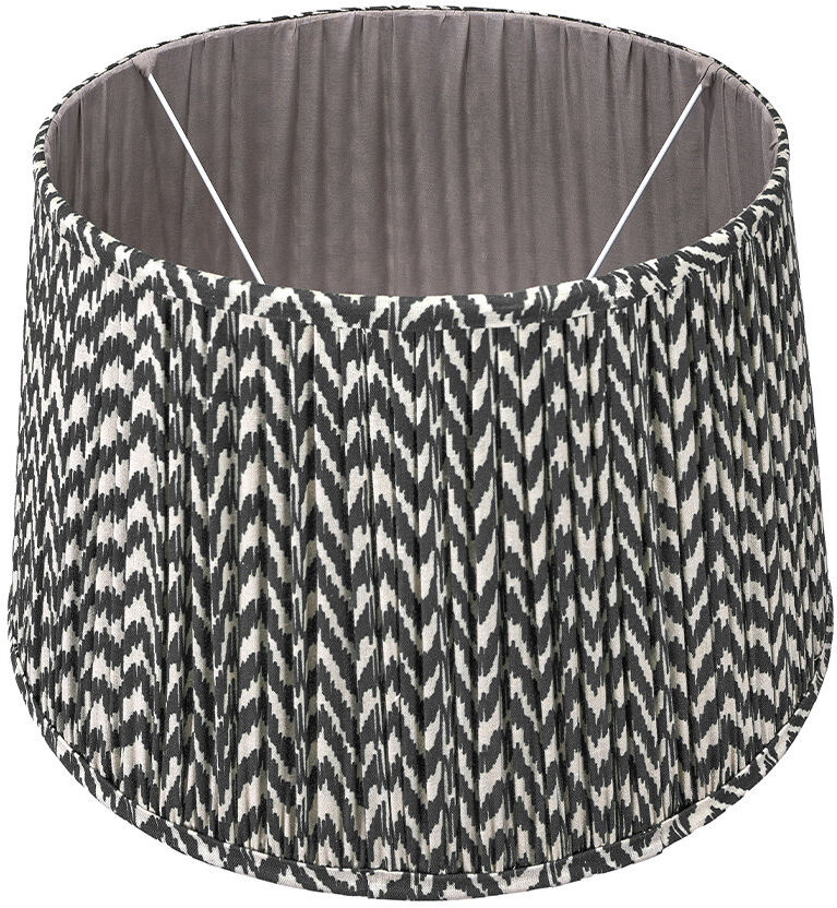 Bloomsbury Market Mio Empire Cotton Lamp Shade ( Uno ) Black 22cm H x 35cm W x 35cm