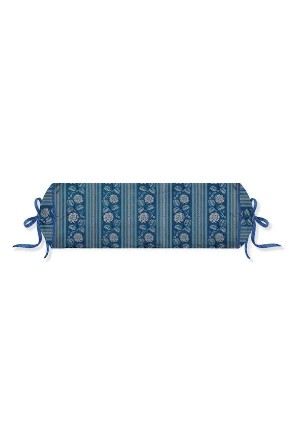 Pip Studio Rosa Rani Roll Cushion Donkerblauw