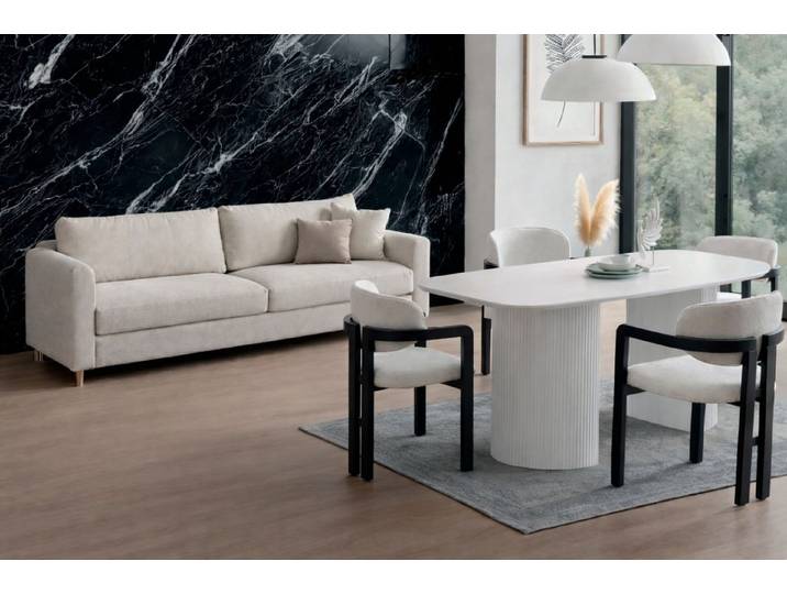 Xlmoebel Essgruppe Elegantes 5-teiliges Esszimmer-Set für gesellige Anlässe, (Essgruppe, 5-tlg., 5-teiliges Esszimmer-Set), Made in Europa