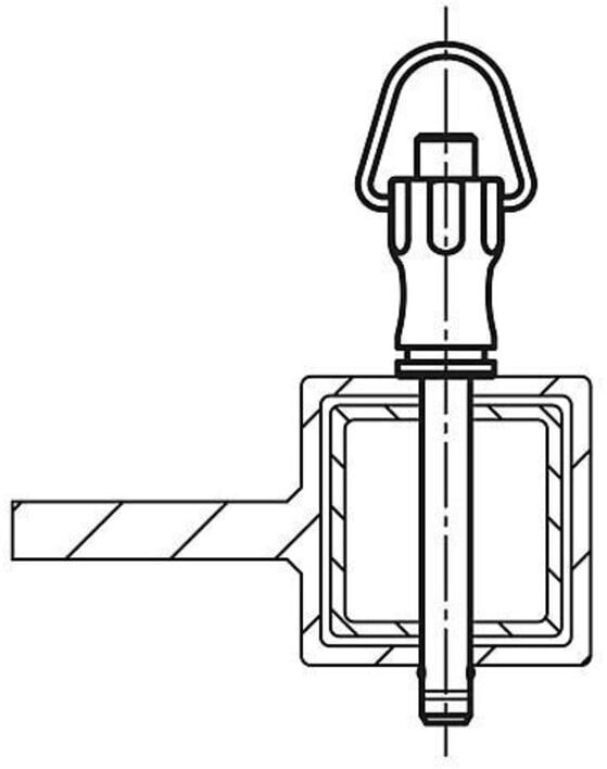 KIPP Kugelsperrbolzen Form B 6mm 15mm Griffmulde Ring (K0790.111206015)