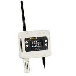 PCE Instruments WLAN Hygrometer PCE-THT 10 Speicher für 12800 Messpunkte -20 ... 60 °C 0 ... 99,9 % r.F. Farbdisplay