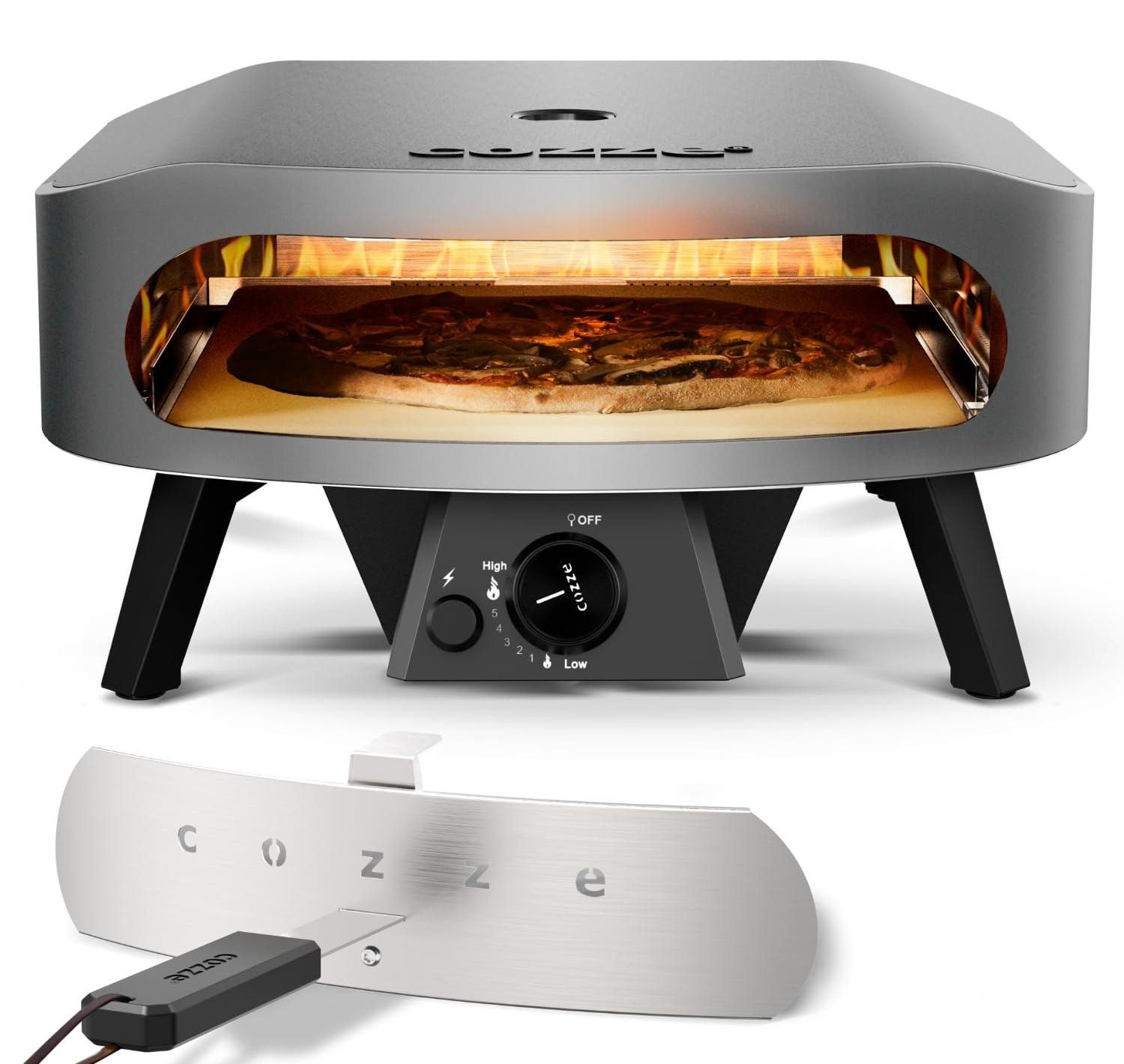 Dripio Gasoven voor pizza met pizzasteen van 43 cm, 8,0 kW en automatische ontsteking
