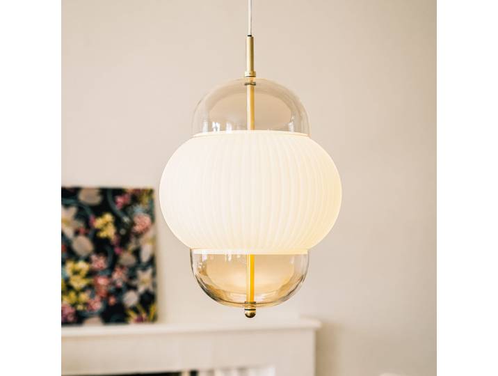 Shahin XL Pendelleuchte - Design By Us - Wohnzimmer - Glas - Mehrflammig