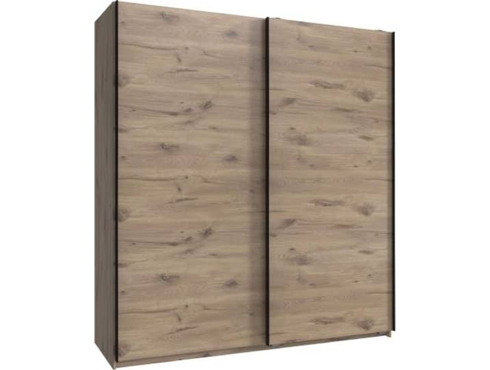 Kleiderschrank Augsburg Viking Oak 180x198x65cm Schwebetürenschrank Viking Oak