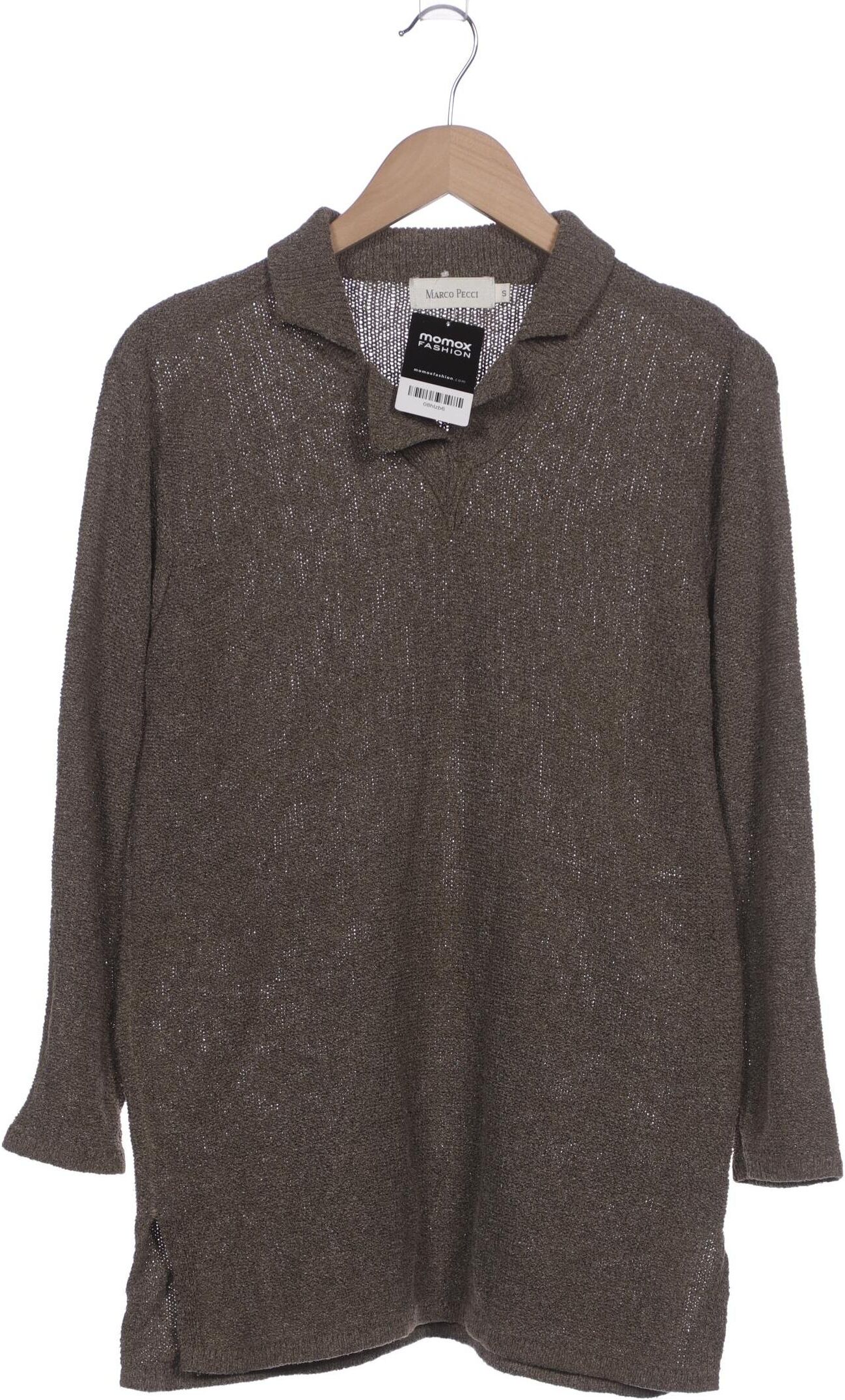 Marco Pecci Damen Pullover, Braun, Gr. S, Synthetik / Baumwolle / Seide - Second Hand