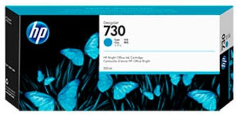 HP 730 XL (P2V68A) Tinteiro ciano XL