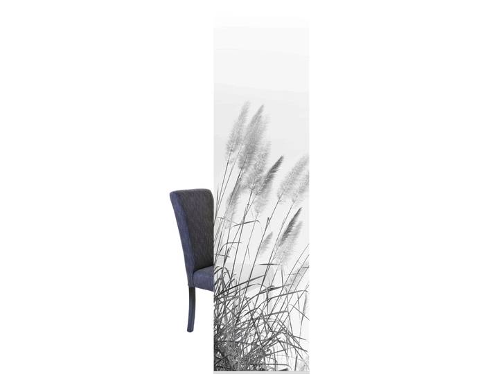 Schiebegardine HOME WOHNIDEEN SCHIEBEVORHANG DEKOSTOFF DIGITALDRUCK 'PAMPAS' , grau, B:60cm H:245cm, Polyester, Gardinen, Schiebegardine, DIGITALDRUCK - INDIVIDUELL KÜRZBAR