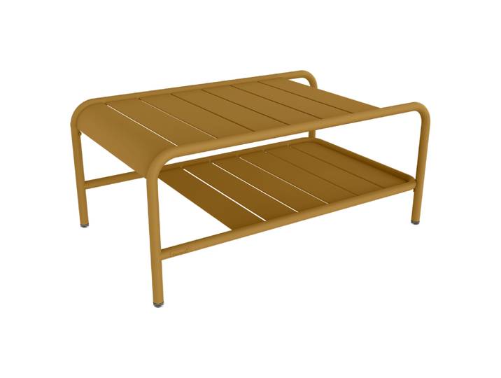Niedriger Tisch, Aluminium, 90×55 cm, Wetterbeständig, Modern, Fermob LUXEMBOURG