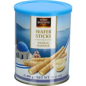 Feiny-Biscuits Waffeln Wafer Sticks Vanilla, mit Vanillecreme, 400 g