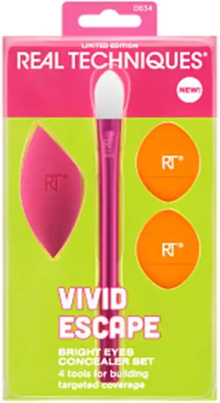 Real Techniques Vivid Escape Bright Eyes Concealer Case 4 Pieces