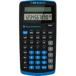 Texas Instruments TI-30 eco RS - Wissenschaftlicher Taschenrechner - 10 Stellen ...