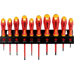 Felo, Schraubenzieher, ERGONIC VDE - Schraubendrehersatz mit 3K-Griff, 10-teilig