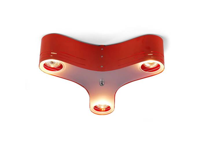 Bsweden Plafonnier Clover 12 rouge