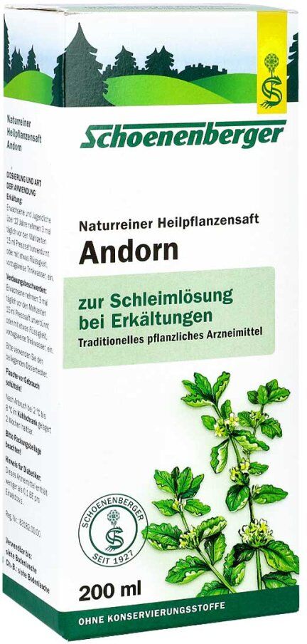 Schoenenberger Naturreiner Heilpflazensaft Andorn 200ml