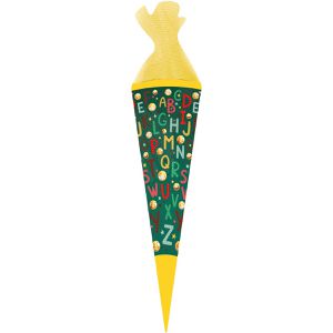 Trötsch Schultüte 11363N ABC Smile, für Mädchen und Jungen, rund, 35 cm