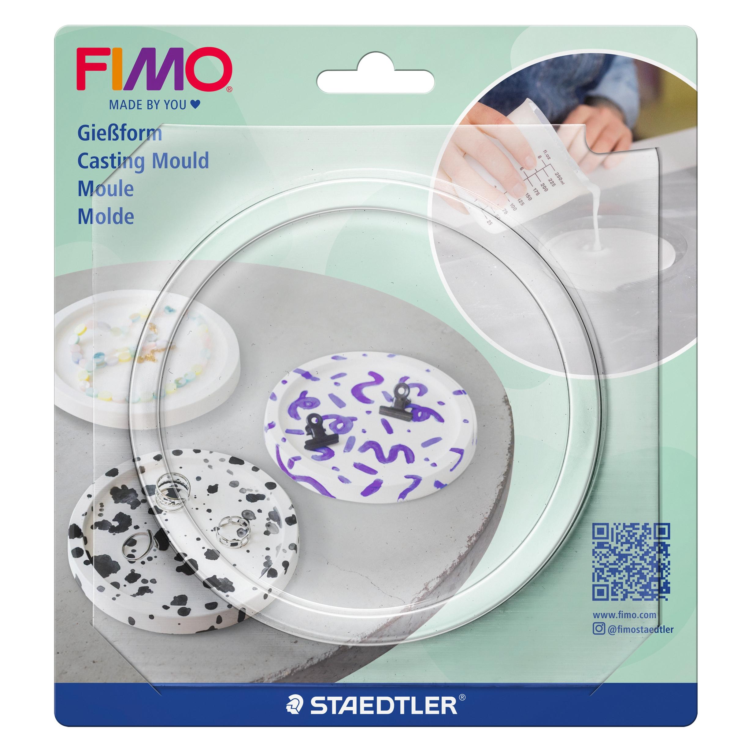 Fimo Giessform Schale kreis (8742 56)