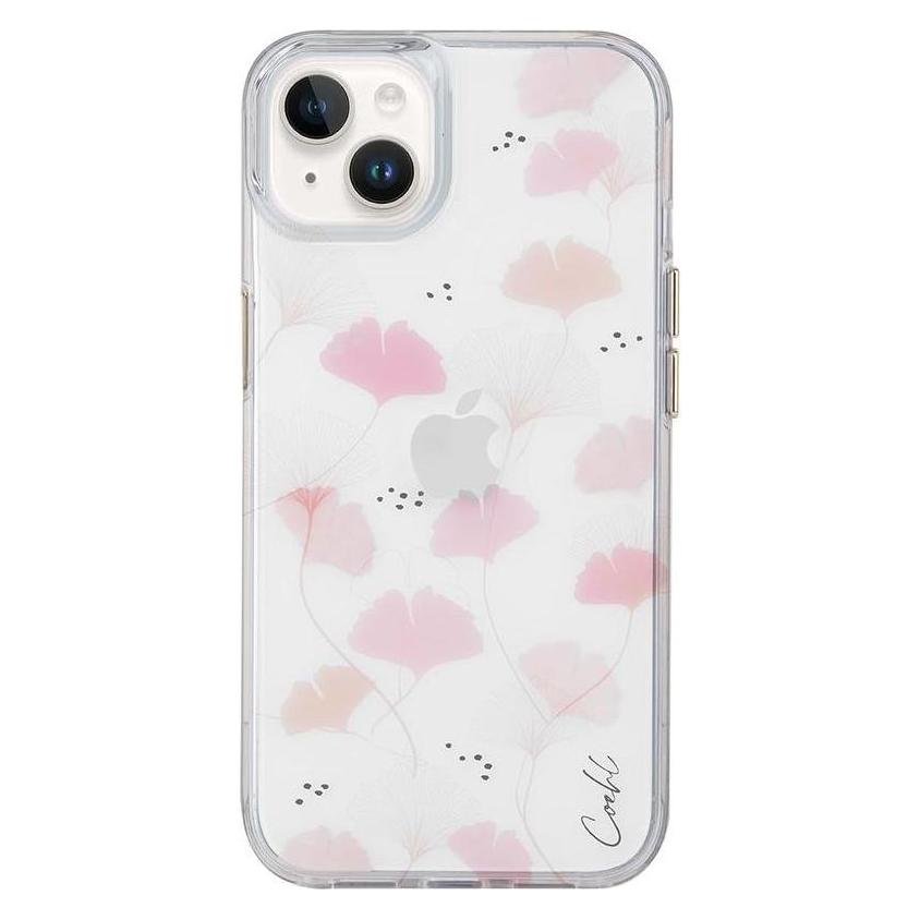 Uniq etui Coehl Meadow iPhone 14 Plus 6,7" różowy/spring pink (Apple iPhone 14 Plus, Apple iPhone 15 Plus) (Uni000793-0)