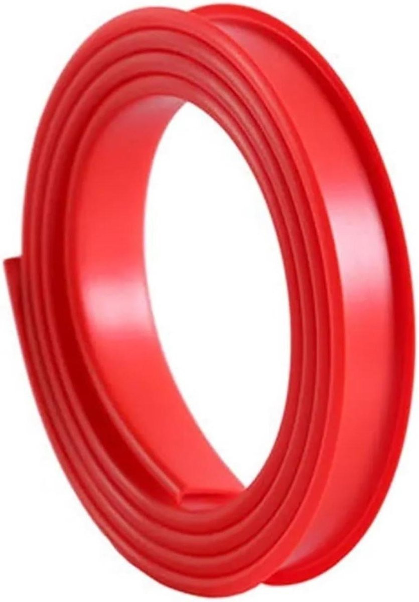 Zelfklevende U-vormige randband voor meubelreparatie - 5 meter - Zwart