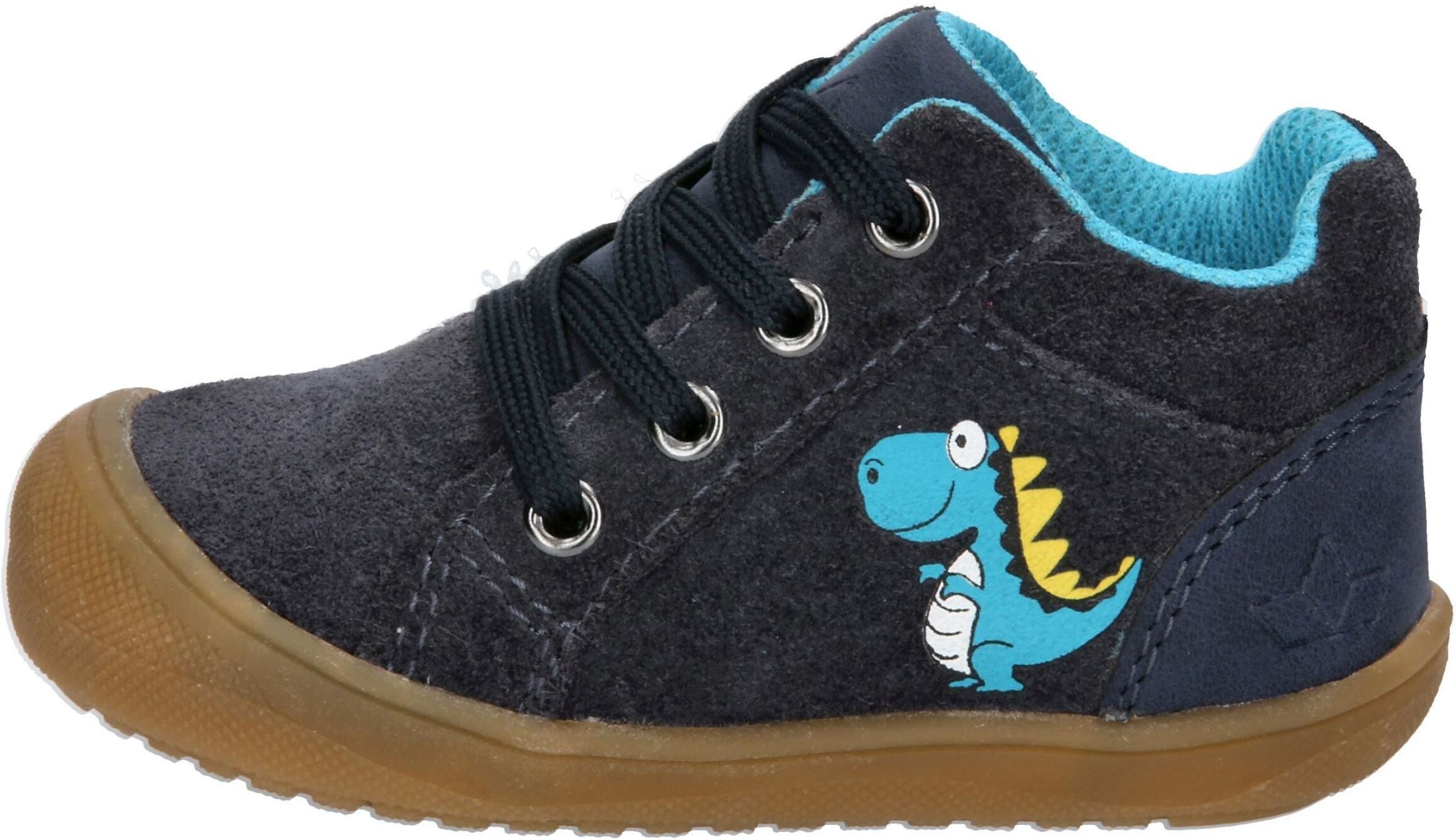 Lauflernschuh LICO "Lauflernschuh Kalani", Jungen, Gr. 20, Textil, blau, Veloursleder, Schuhe Lauflernschuh