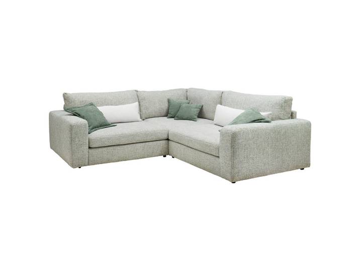 Carryhome Ecksofa, Mintgrün, Kunststoff, Füllung: Schaumstoffflocken,Schaumstoffflocken,Schaumstoffflocken, 248x248 cm, Stoffauswahl, Rücken echt, Wohnzimmer, Sofas & Couches, Wohnlandschaften, Ecksofas