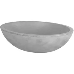 Differnz, Waschbecken, Differnez Dias - Washbar Beton hellgrau - 50 x 38 x 14 cm (380 mm, 500 mm)