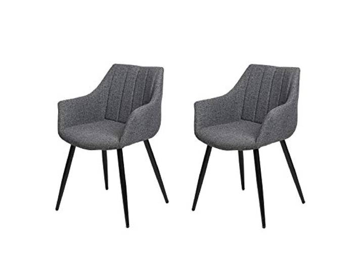 La Chaise Spaniola Covadonga Sessel, Stoff, Grau, 57 x 58,5 cm (Breite) x 83,5 cm (Höhe)