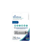 MEDIARANGE USB-Flash-Laufwerk 32 GB USB 3.1 / USB-C Silber (MR936)