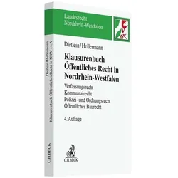 Klausurenbuch Öffentliches Recht in Nordrhein-Westfalen, Fachbücher von Johannes Dietlein, Johannes Hellermann