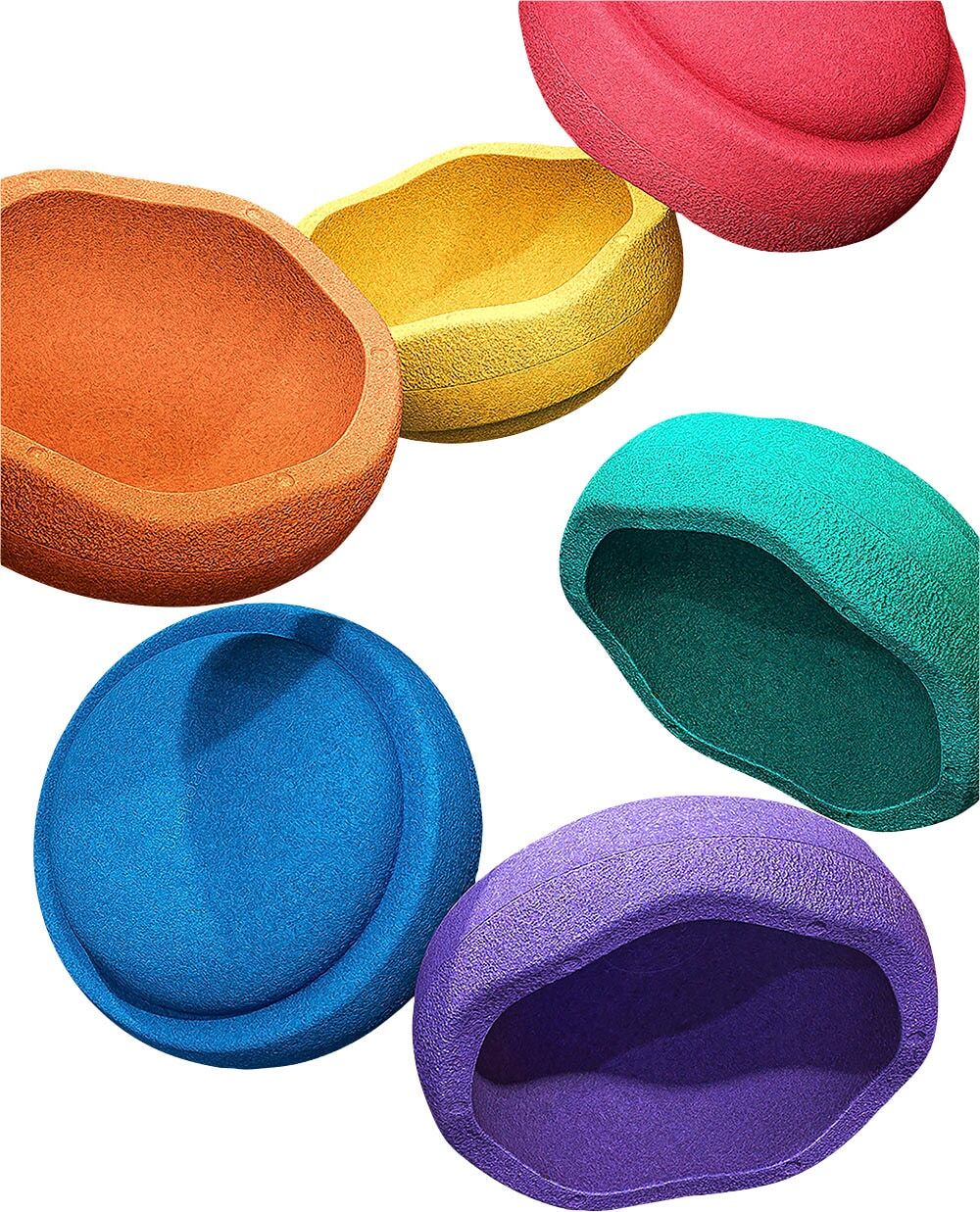 Balancetrainer STAPELSTEIN "Rainbow basic", bunt, Balancetrainer, Kinder, Polypropylen, 6 Stk.