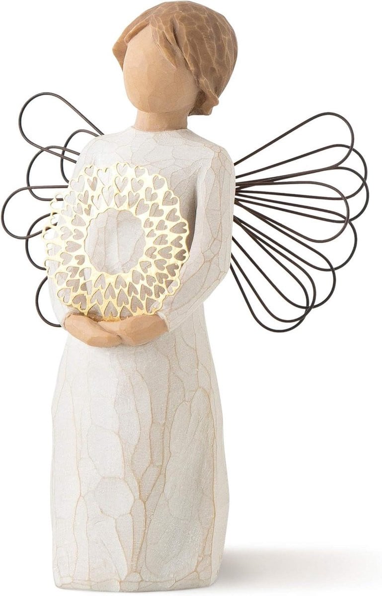 Willow Tree Figuur Decoratie Beeldje Wit - Hoogte: 14 cm