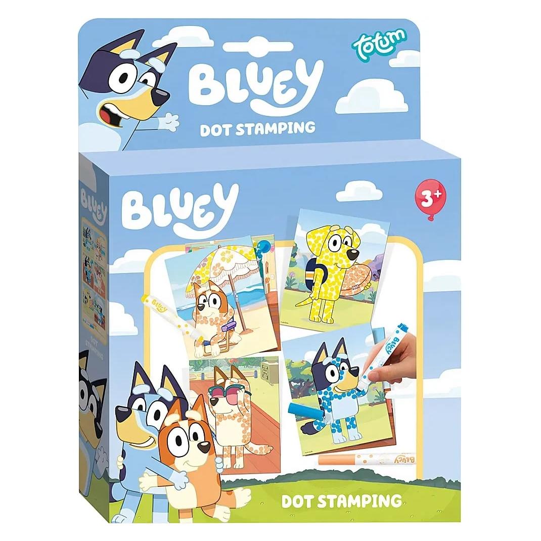 Totum Bluey Stempel- und Malbuch mit Vorlagen (290204)