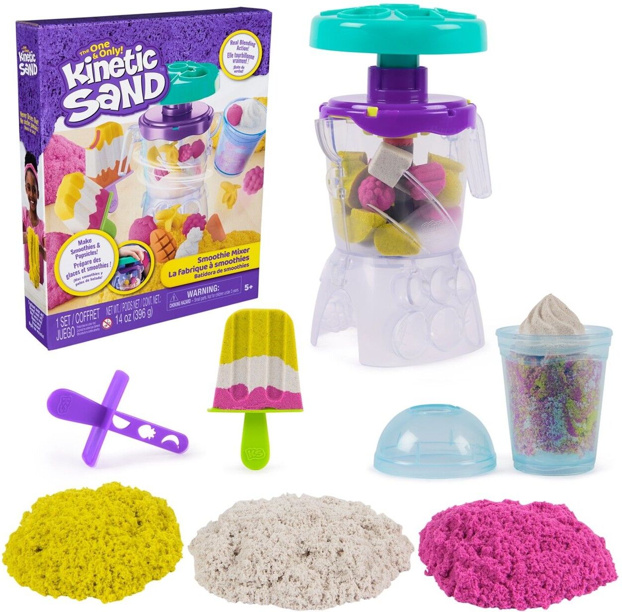 Spin Master Kinetic Sand: Smoothie Mixer (6075121)