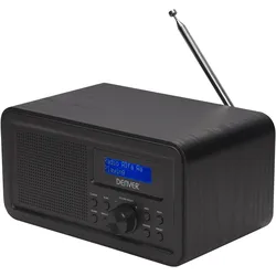 Denver DAB-30 (DAB+, FM), Radio, Schwarz
