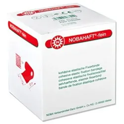 NOBA Nobahaft Fein kohäsive Fixierbinde 20 m x 8 cm - Rot 1 St
