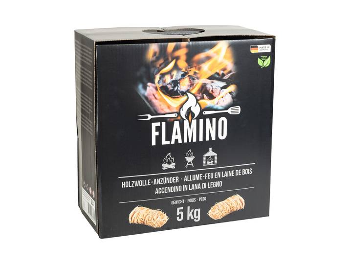 Flamino Anzündwolle 5kg, Kartonkoffer