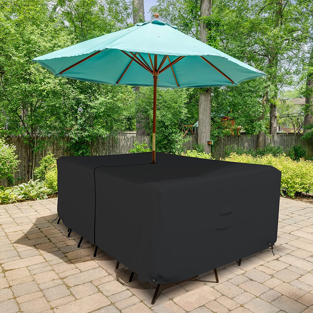 Blue Elephant Outdoor Cover Black 76.2cm H x 193cm W x 116.8cm D