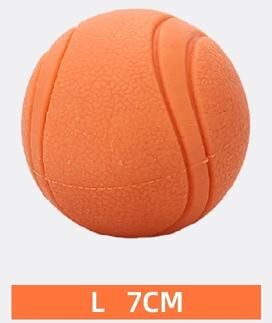 Uplift Treasures HOOPET Bite Resistant Rubber Dog Ball orange L