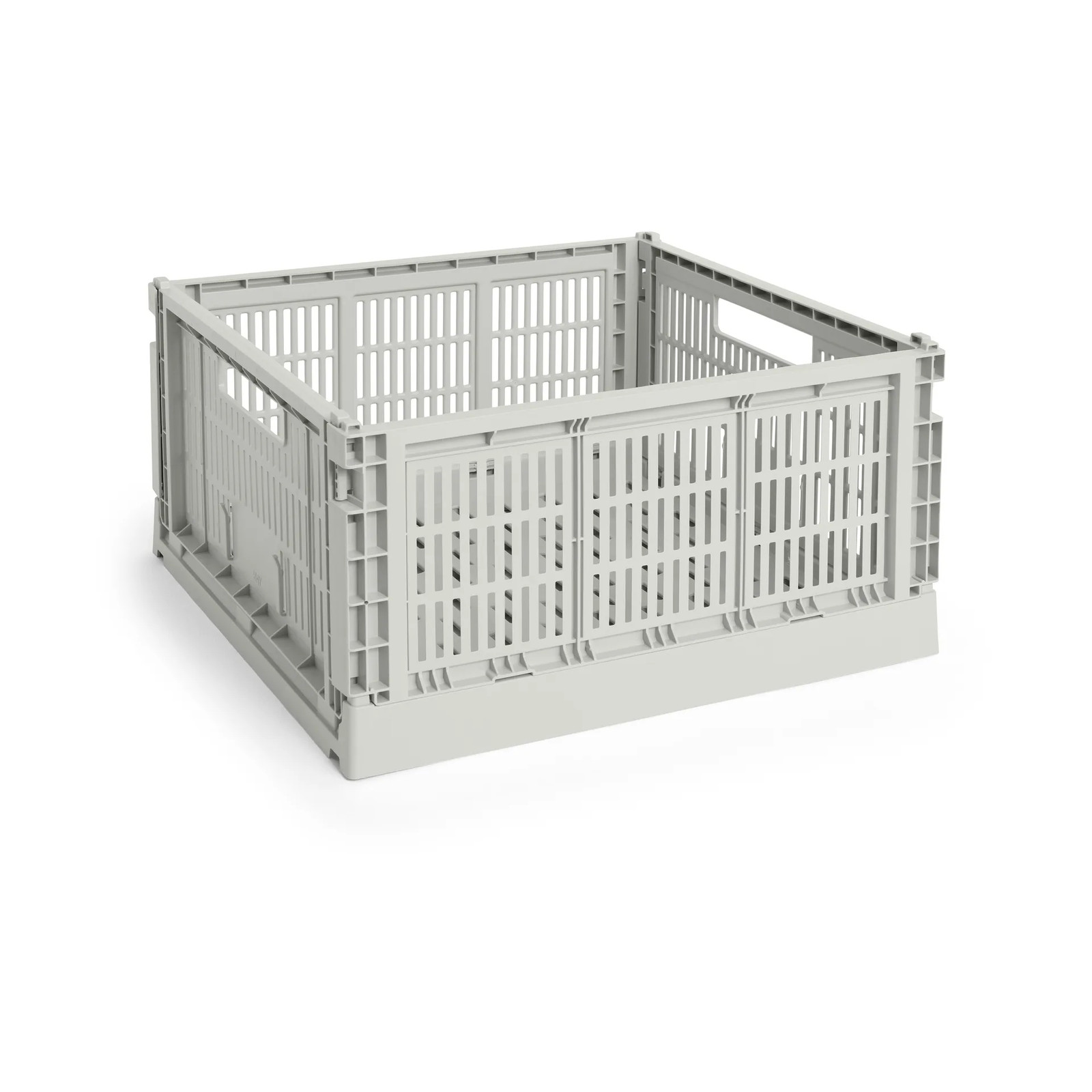 HAY Colour Crate L Square - Grijs - 42 x 42 cm