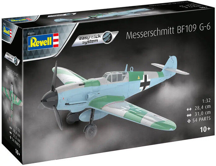 Maquette Messerschmitt Bf109G-6 Easy-click-system Echelle 1:32 Level 2 - Revell