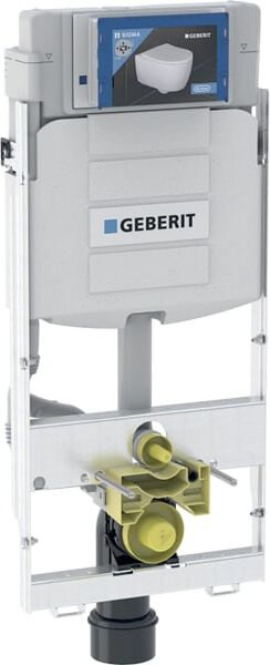 Geberit Gis WC compact élément 461301005 114 cm, avec boîtier de raccordement électrique, avec réservoir à encastrer Sigma 12 cm