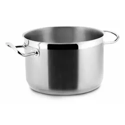 Lacor – 54046s – Chef Luxe Hohe Kasserolle ohne Deckel, 45 cm, Edelstahl