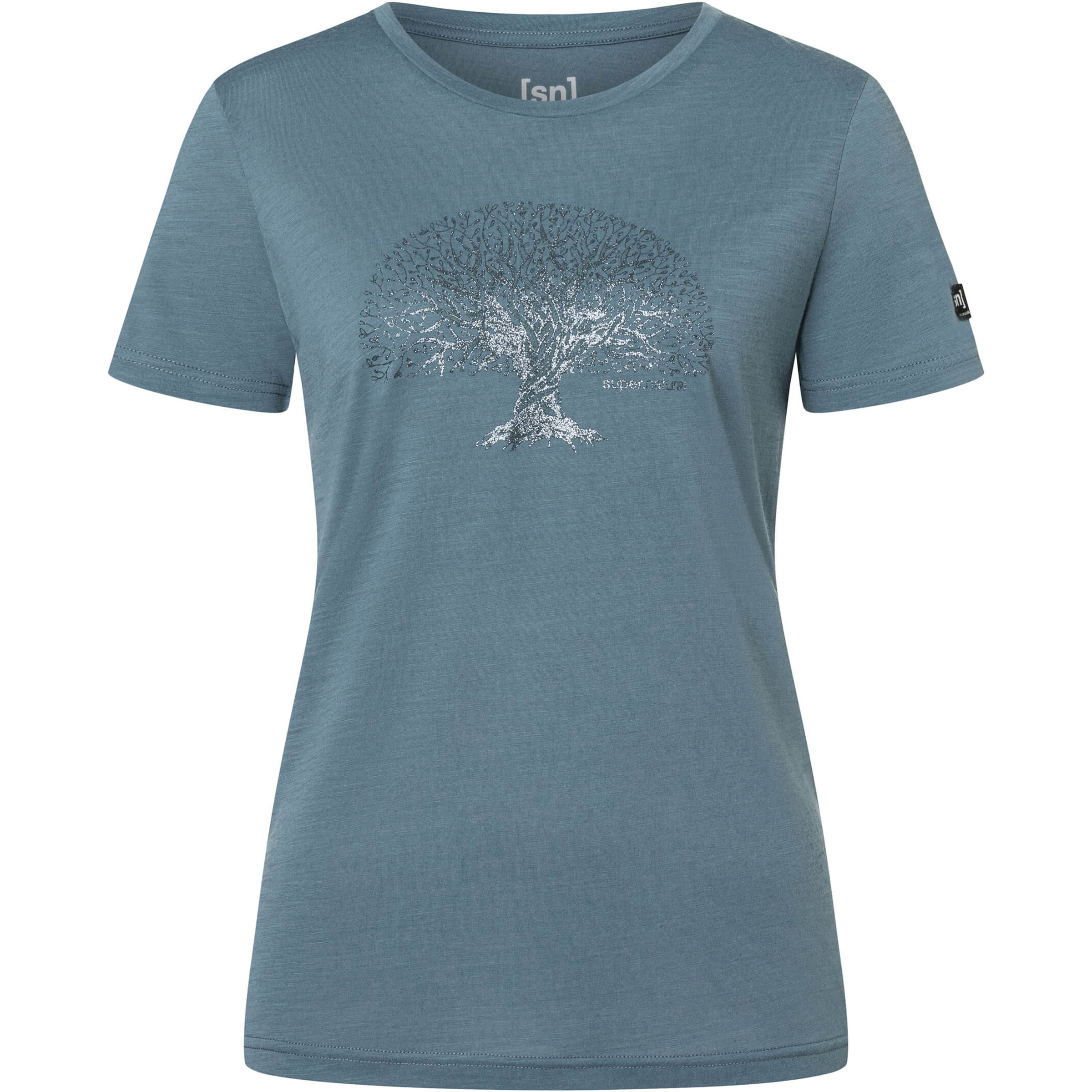 Super.Natural Tree Of Knowledge Damen T-Shirts blau Größe L Yoga | Lifestyle Hautfreundlich Merinowolle