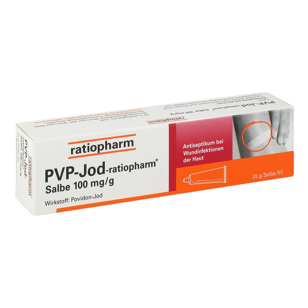 ratiopharm GmbH Pvp Jod ratiopharm Salbe 07260425