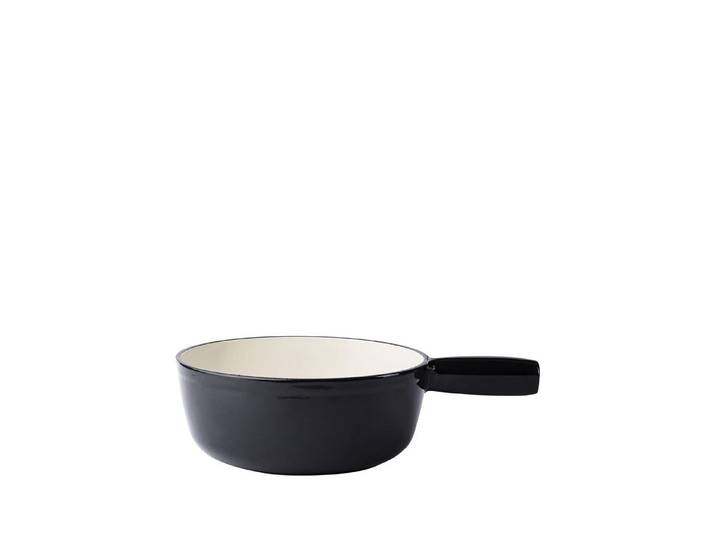 Fondue LUNASOL Lunasol Fondue-Caquelon Jupiter 20 cm , schwarz, Ø:22cm, Fondues, Fondue
