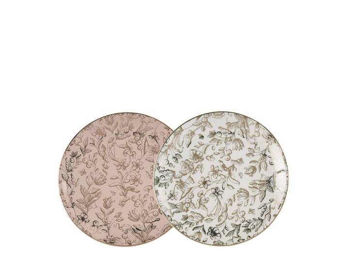 Set de 6 assiettes plates