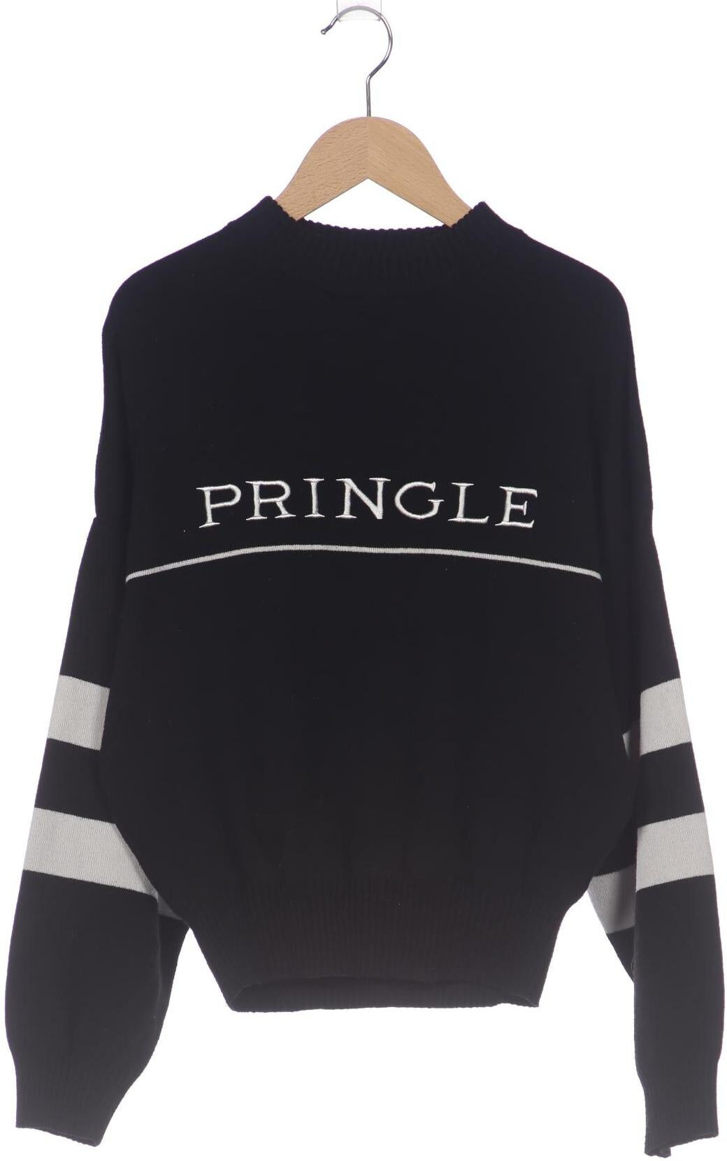 Pringle of Scotland Damen Pullover, Schwarz, Gr. XS, Synthetik / Wolle - Second Hand