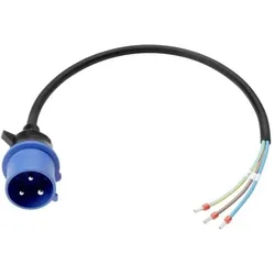 Anker Solix CEE-32A Single-Phase Plug (0.60 m), Stromkabel, Blau